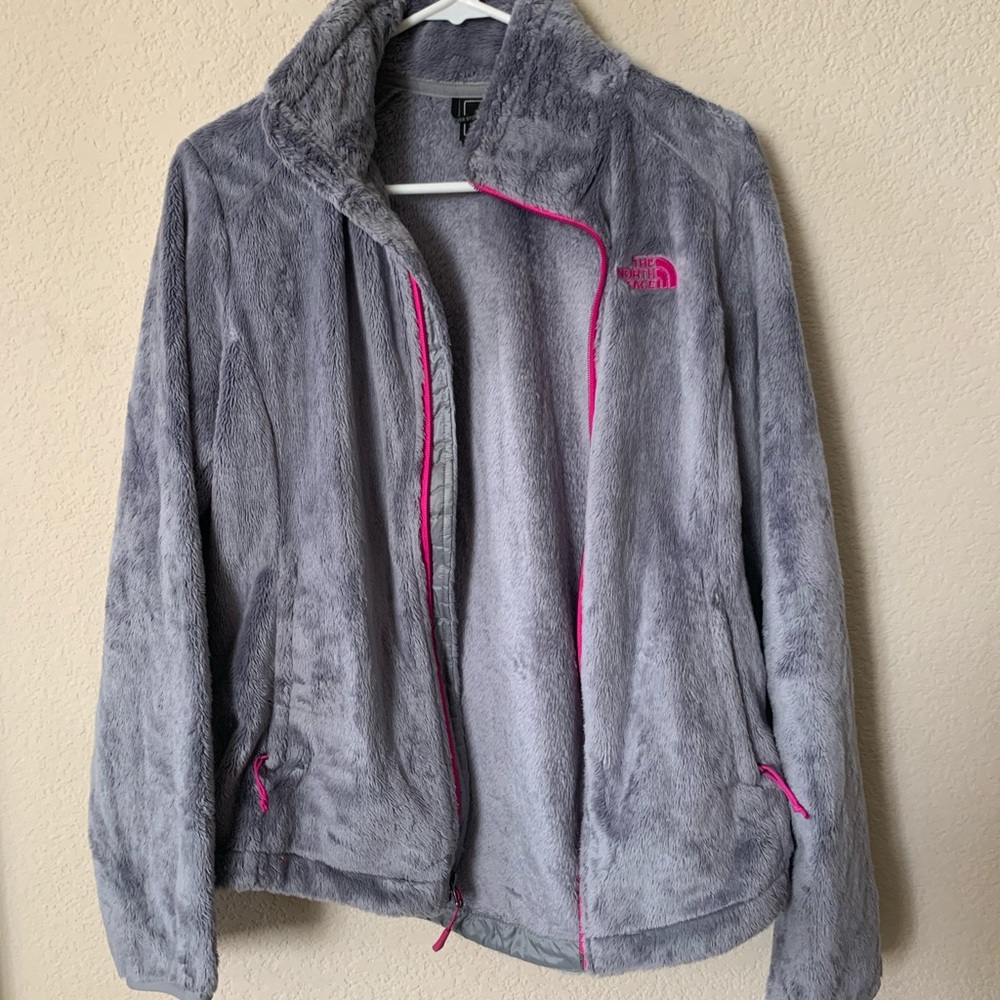 Grey North Face Osito Fleece Jacket
